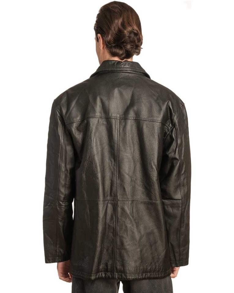 Γνήσιο Ανδρικό Δερμάτινο Μπουφάν - A156