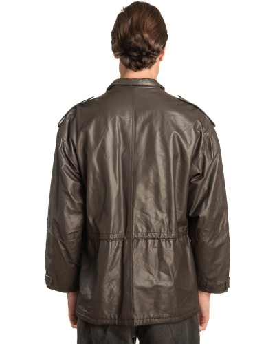 Γνήσιο Ανδρικό Δερμάτινο Μπουφάν - A160