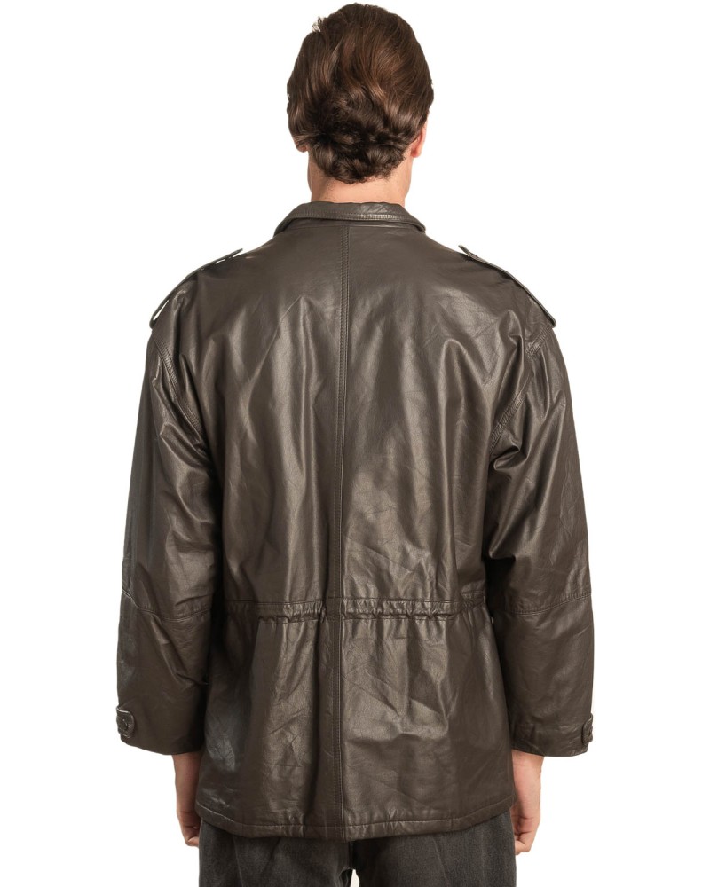 Γνήσιο Ανδρικό Δερμάτινο Μπουφάν - A160