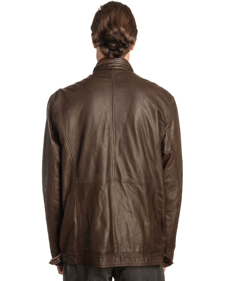 Γνήσιο Ανδρικό Δερμάτινο Μπουφάν - A161