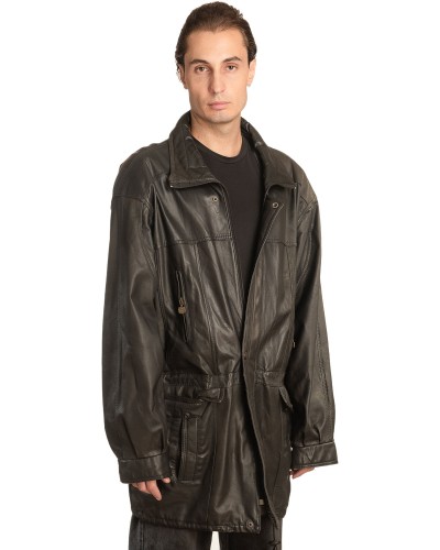 Γνήσιο Ανδρικό Δερμάτινο Μπουφάν - A166