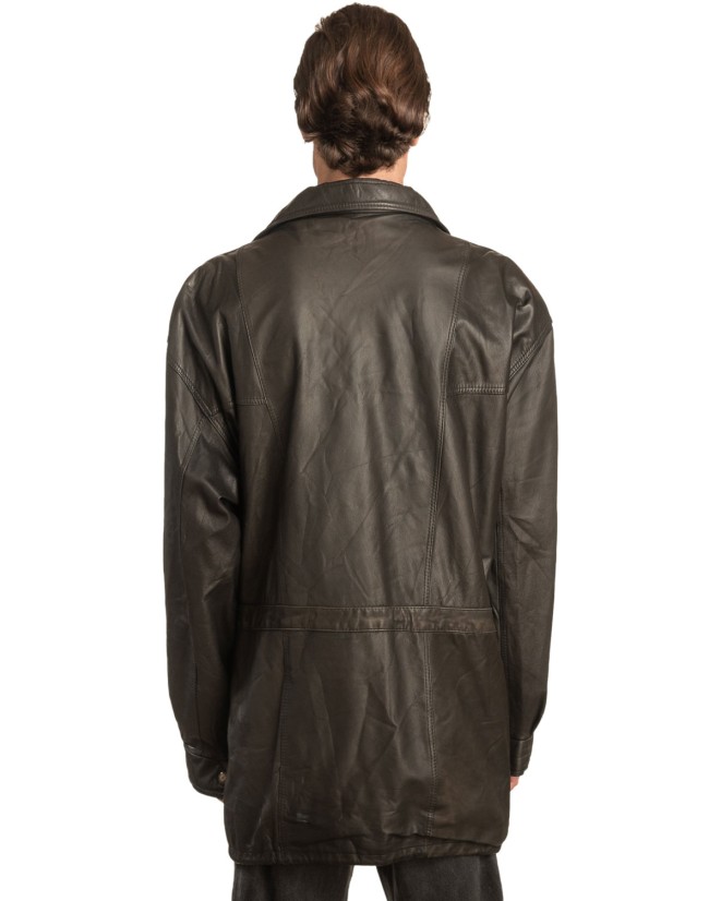 Γνήσιο Ανδρικό Δερμάτινο Μπουφάν - A166