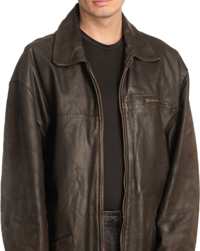 Γνήσιο Ανδρικό Δερμάτινο Μπουφάν - A170