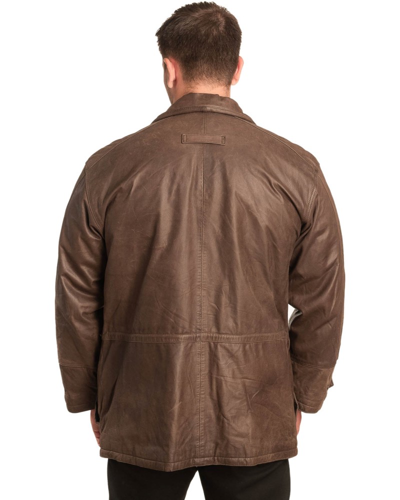 Γνήσιο Ανδρικό Δερμάτινο Μπουφάν - A172