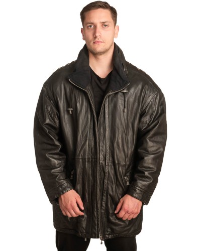  Γνήσιο Ανδρικό Δερμάτινο Μπουφάν - A173