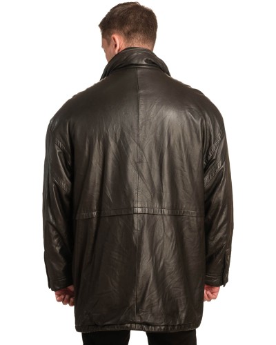  Γνήσιο Ανδρικό Δερμάτινο Μπουφάν - A173
