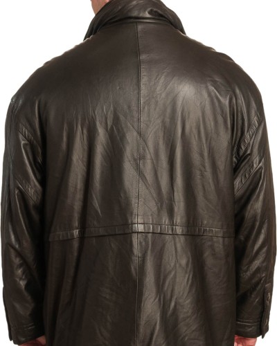  Γνήσιο Ανδρικό Δερμάτινο Μπουφάν - A173