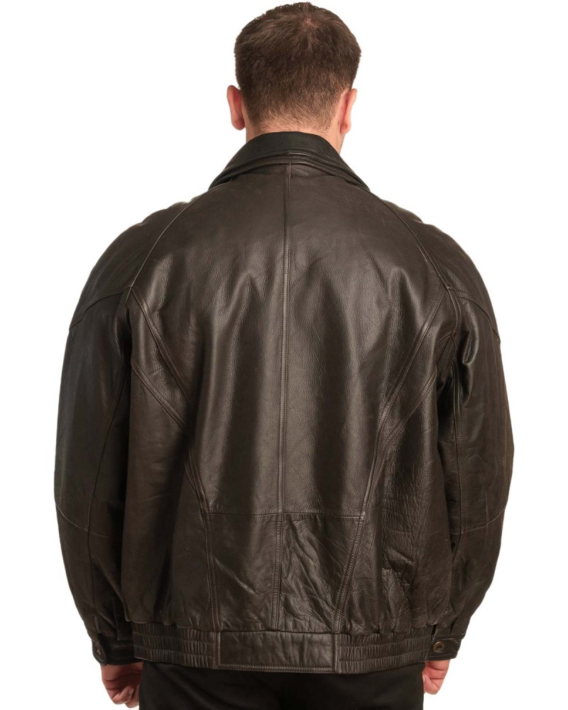 Γνήσιο Ανδρικό Δερμάτινο Μπουφάν - A177