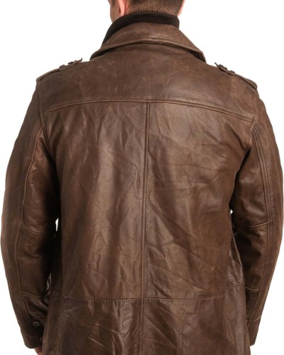 Γνήσιο Ανδρικό Δερμάτινο Μπουφάν - A180