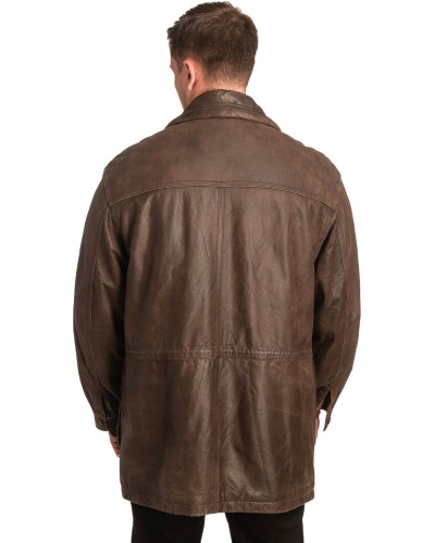 Γνήσιο Ανδρικό Δερμάτινο Μπουφάν - A181