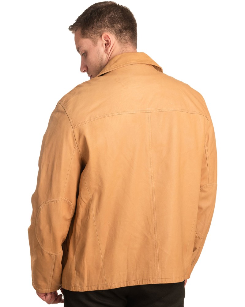 Γνήσιο Ανδρικό Δερμάτινο Μπουφάν - A185