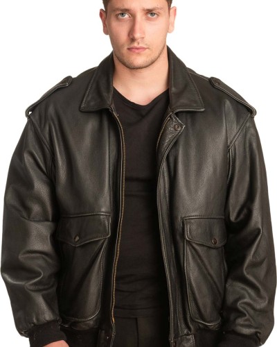 Γνήσιο Ανδρικό Δερμάτινο Μπουφάν - A186