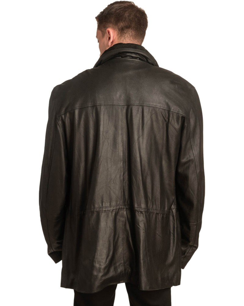 Γνήσιο Ανδρικό Δερμάτινο Μπουφάν - A191