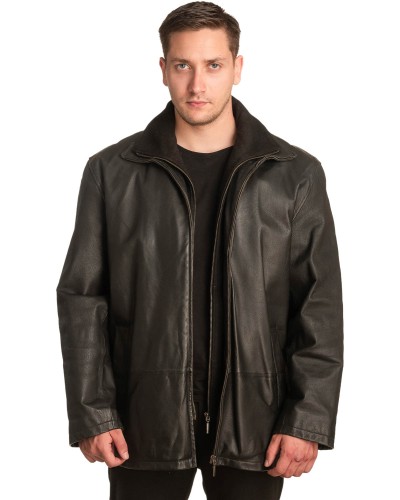 Γνήσιο Ανδρικό Δερμάτινο Μπουφάν - A192