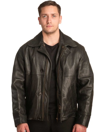 Γνήσιο Ανδρικό Δερμάτινο Μπουφάν - A208