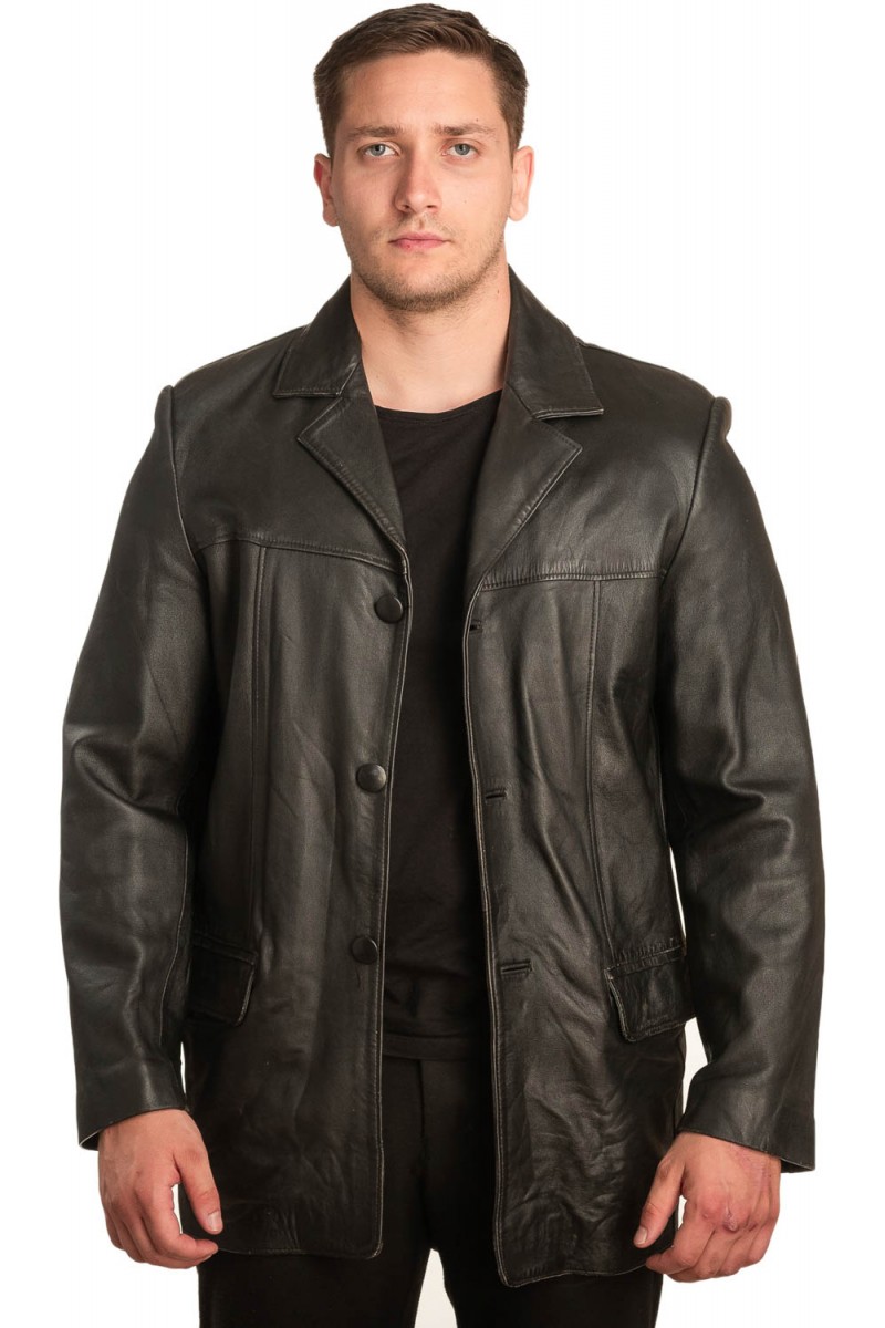 Γνήσιο Ανδρικό Δερμάτινο Σακάκι - Α209 Γνήσιο Ανδρικό Δερμάτινο Σακάκι - Α209