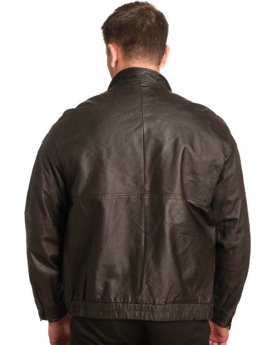 Γνήσιο Ανδρικό Δερμάτινο Μπουφάν - A211
