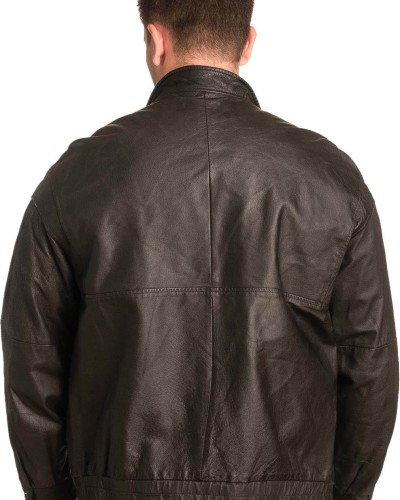 Γνήσιο Ανδρικό Δερμάτινο Μπουφάν - A211