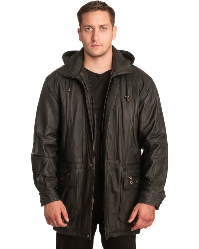 Γνήσιο Ανδρικό Δερμάτινο Μπουφάν - A213