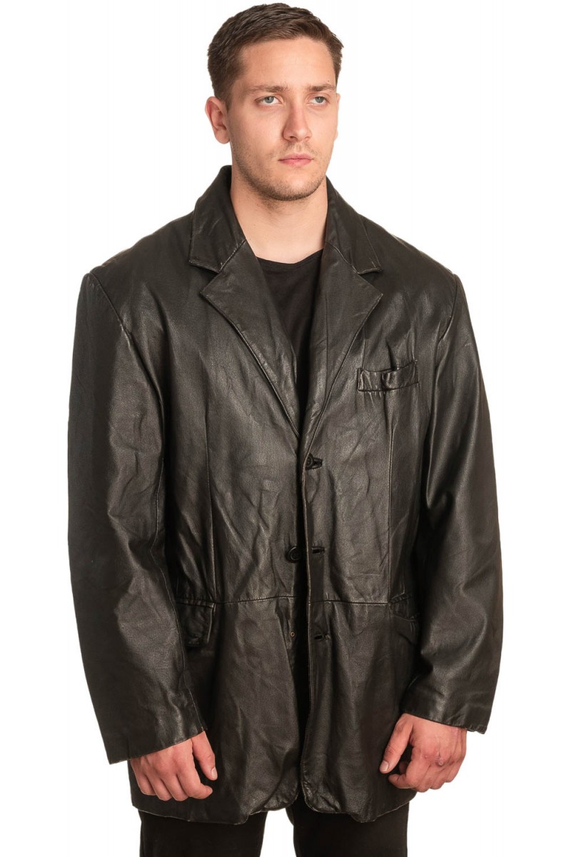 Γνήσιο Ανδρικό Δερμάτινο Σακάκι - Α214 Γνήσιο Ανδρικό Δερμάτινο Σακάκι - Α214
