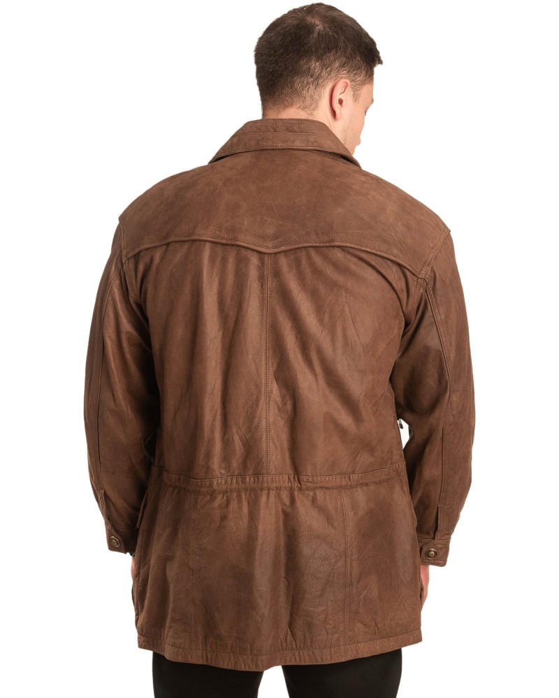 Γνήσιο Ανδρικό Δερμάτινο Μπουφάν - A215