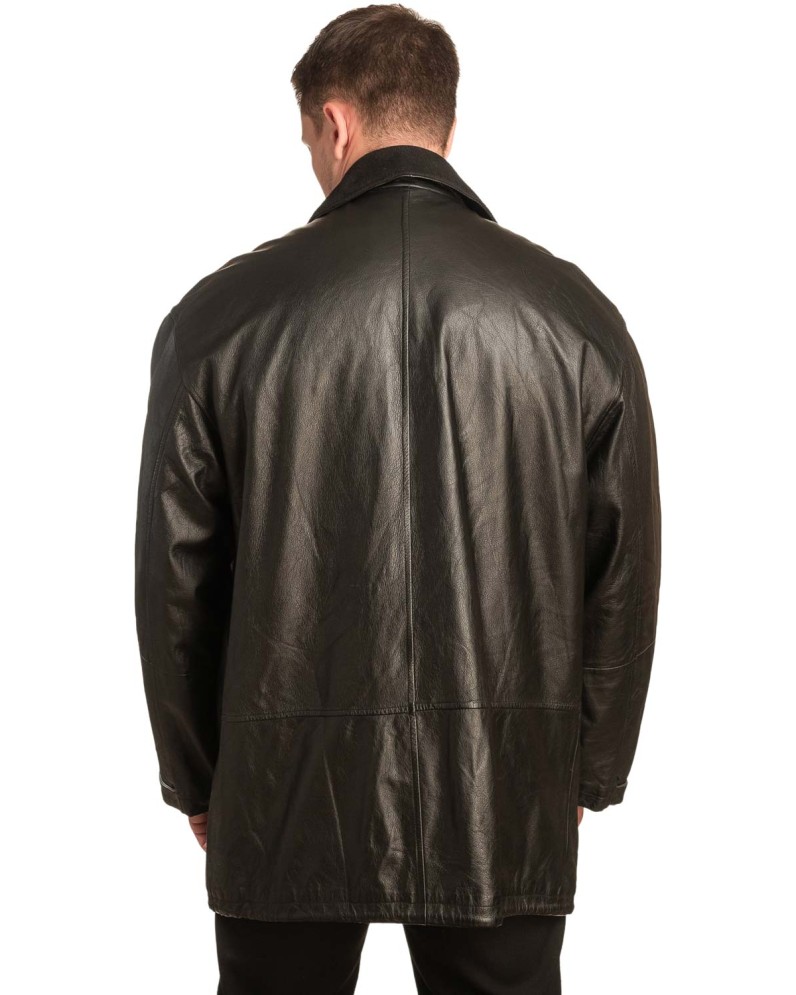 Γνήσιο Ανδρικό Δερμάτινο Μπουφάν - A216