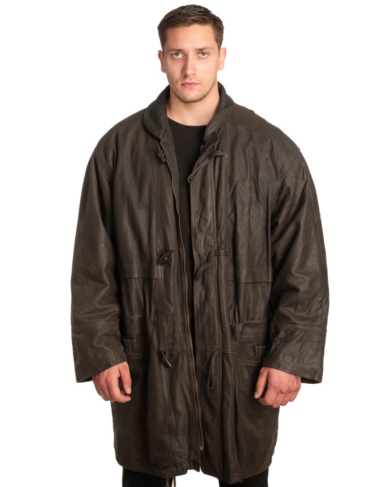 Γνήσιο Ανδρικό Δερμάτινο Μπουφάν - A220