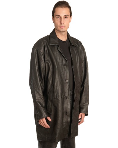 Γνήσιο Ανδρικό Δερμάτινο Μπουφάν - A222