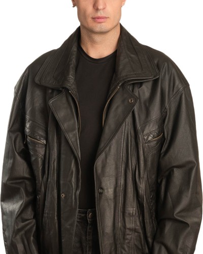 Γνήσιο Ανδρικό Δερμάτινο Μπουφάν - A223