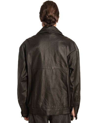 Γνήσιο Ανδρικό Δερμάτινο Μπουφάν - A223