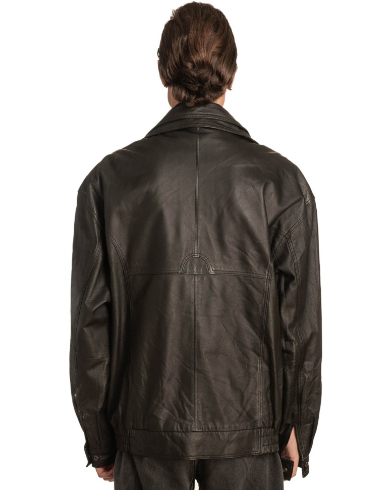 Γνήσιο Ανδρικό Δερμάτινο Μπουφάν - A223