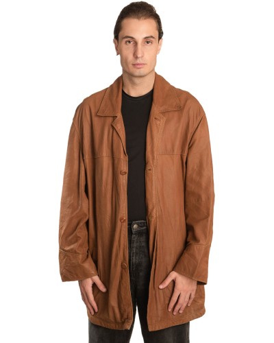 Γνήσιο Ανδρικό Δερμάτινο Μπουφάν - A225