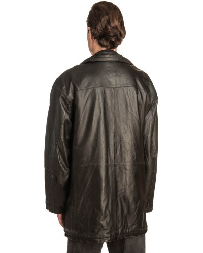  Γνήσιο Ανδρικό Δερμάτινο Μπουφάν - A232