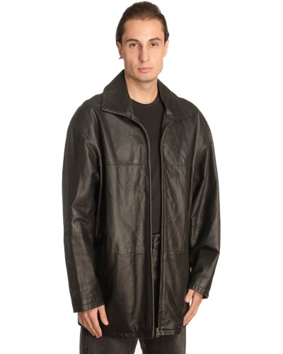 Γνήσιο Ανδρικό Δερμάτινο Μπουφάν - A236