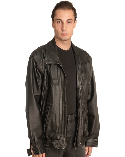 Γνήσιο Ανδρικό Δερμάτινο Μπουφάν - A238