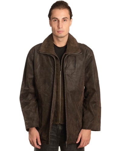 Γνήσιο Ανδρικό Δερμάτινο Μπουφάν - A240