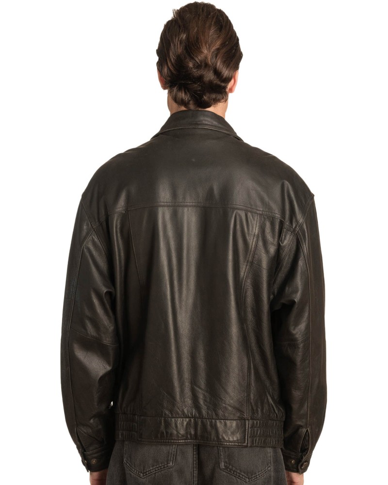 Γνήσιο Ανδρικό Δερμάτινο Μπουφάν - A243