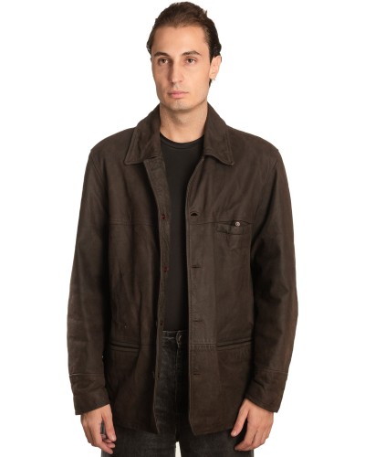 Γνήσιο Ανδρικό Δερμάτινο Μπουφάν - A244