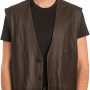 Γνήσιο Ανδρικό Δερμάτινο Γιλέκο - A245