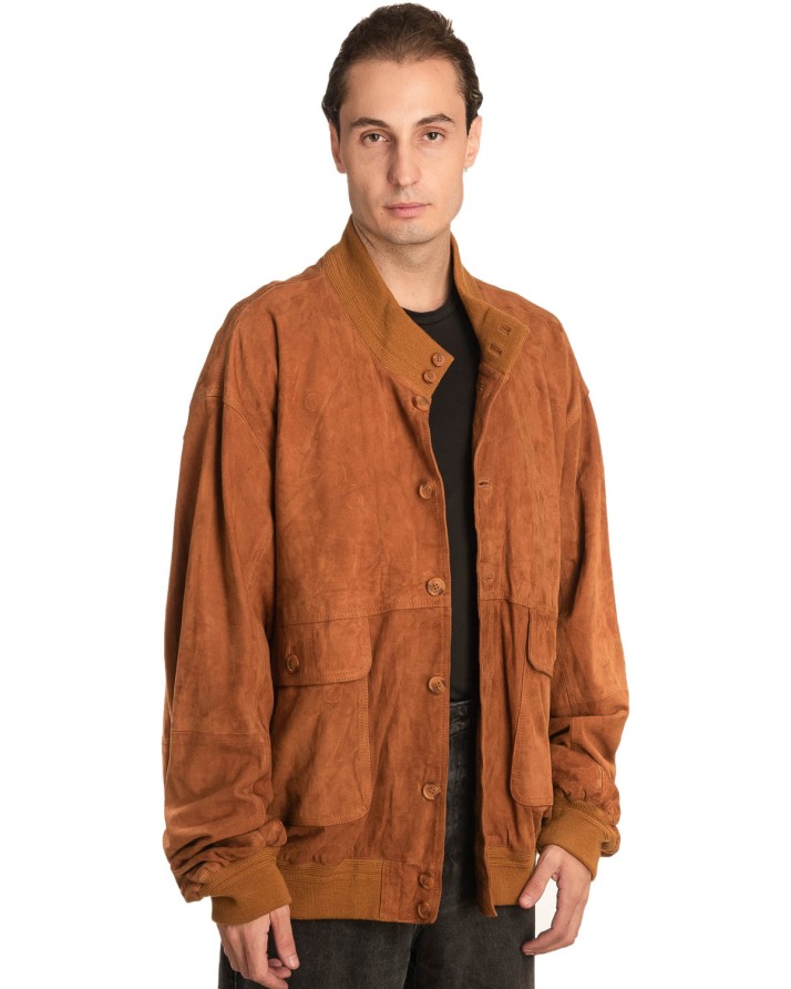 Γνήσιο Ανδρικό Δερμάτινο Μπουφάν - A248