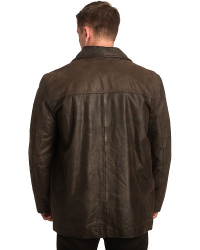 Γνήσιο Ανδρικό Δερμάτινο Μπουφάν - A251