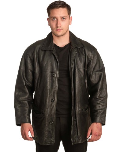 Γνήσιο Ανδρικό Δερμάτινο Σακάκι - Α254