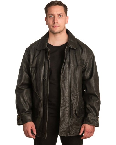 Γνήσιο Ανδρικό Δερμάτινο Μπουφάν - A271