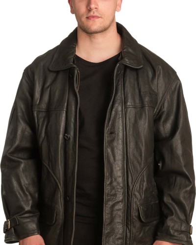 Γνήσιο Ανδρικό Δερμάτινο Μπουφάν - A271