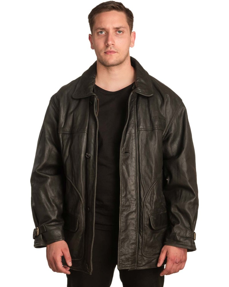 Γνήσιο Ανδρικό Δερμάτινο Μπουφάν - A271