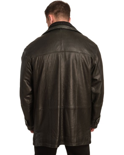  Γνήσιο Ανδρικό Δερμάτινο Μπουφάν - A275