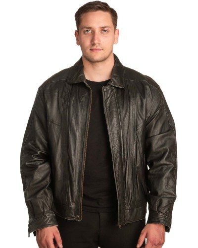 Γνήσιο Ανδρικό Δερμάτινο Μπουφάν - A276
