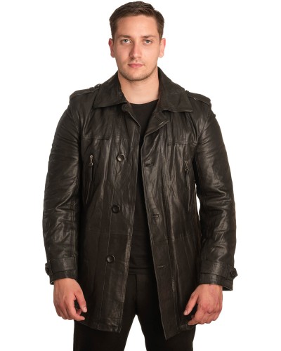 Γνήσιο Ανδρικό Δερμάτινο Σακάκι - Α277