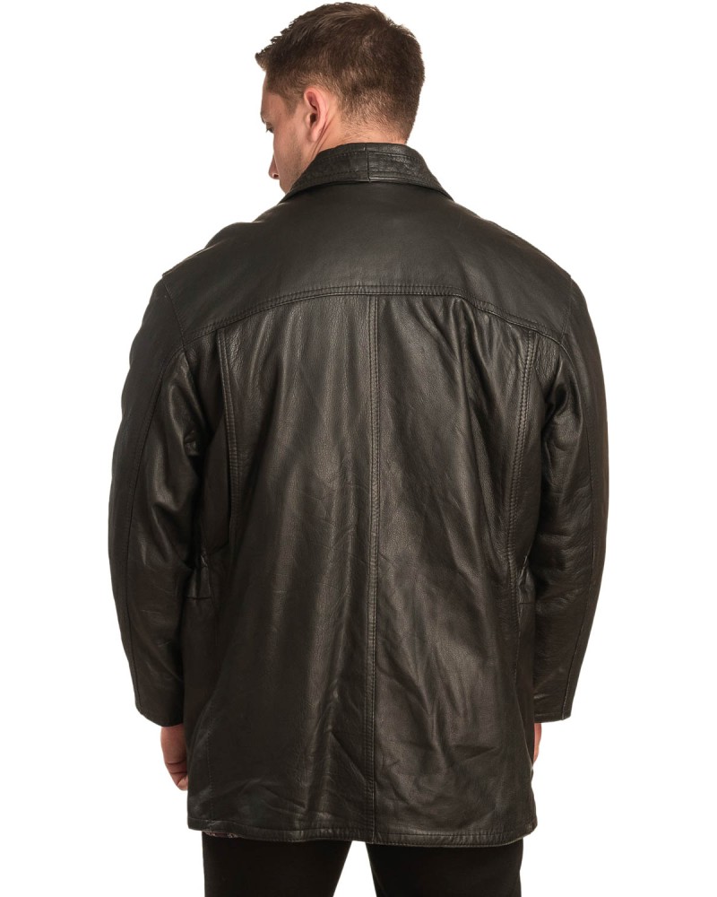 Γνήσιο Ανδρικό Δερμάτινο Μπουφάν - A281