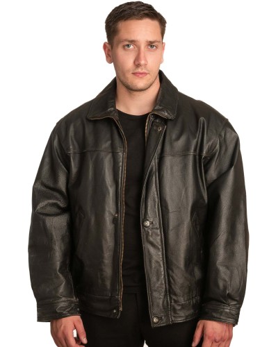 Γνήσιο Ανδρικό Δερμάτινο Μπουφάν - A285